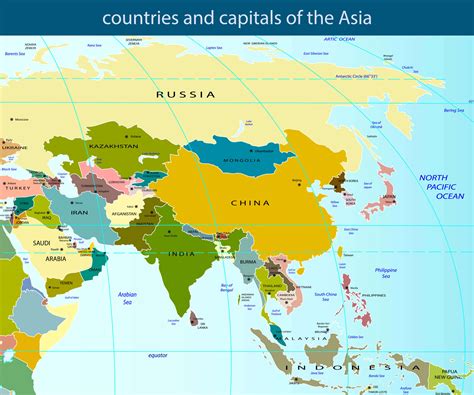 Capital Cities in Asia (with Map and Images) .